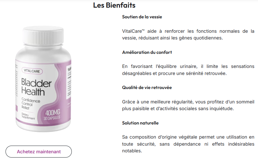 VitalCare Bladder